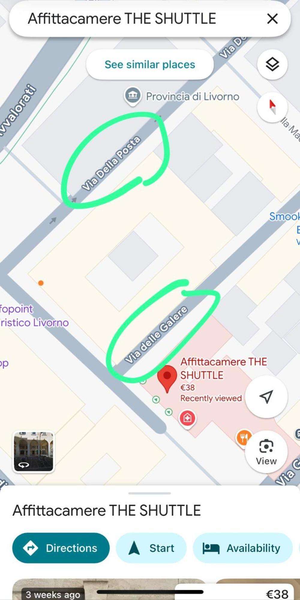 Affittacamere The Shuttle Ливорно Экстерьер фото